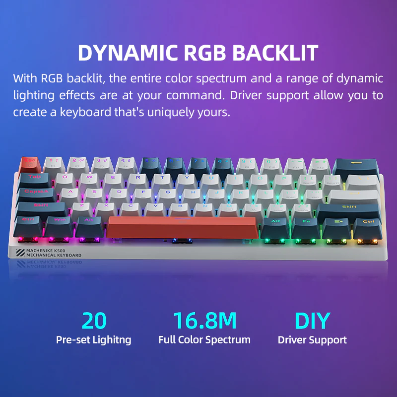 K500-B61 Wired Mechanical Keyboard - Image 4
