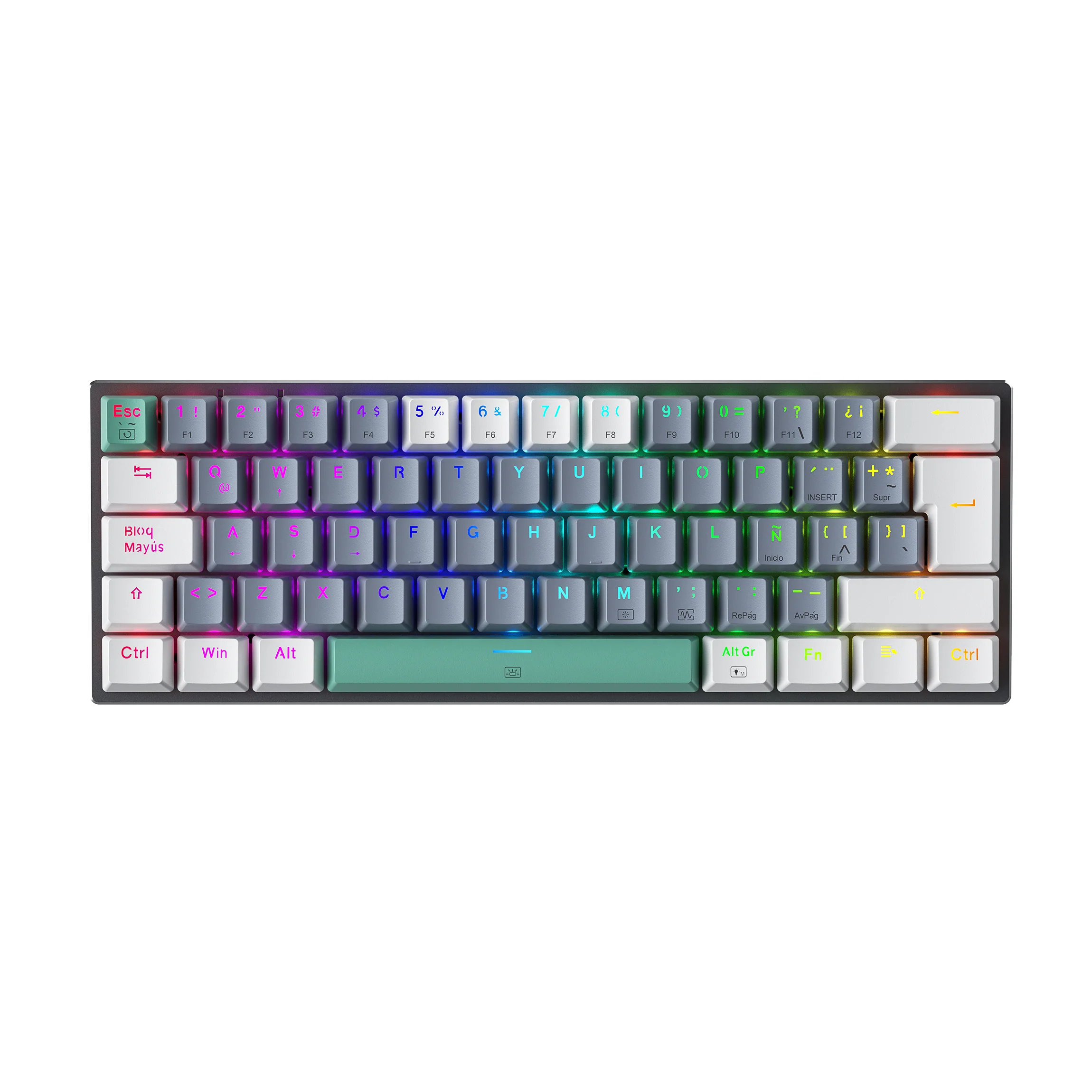 K500-B61 Wired Mechanical Keyboard - ISO Layout - Image 2