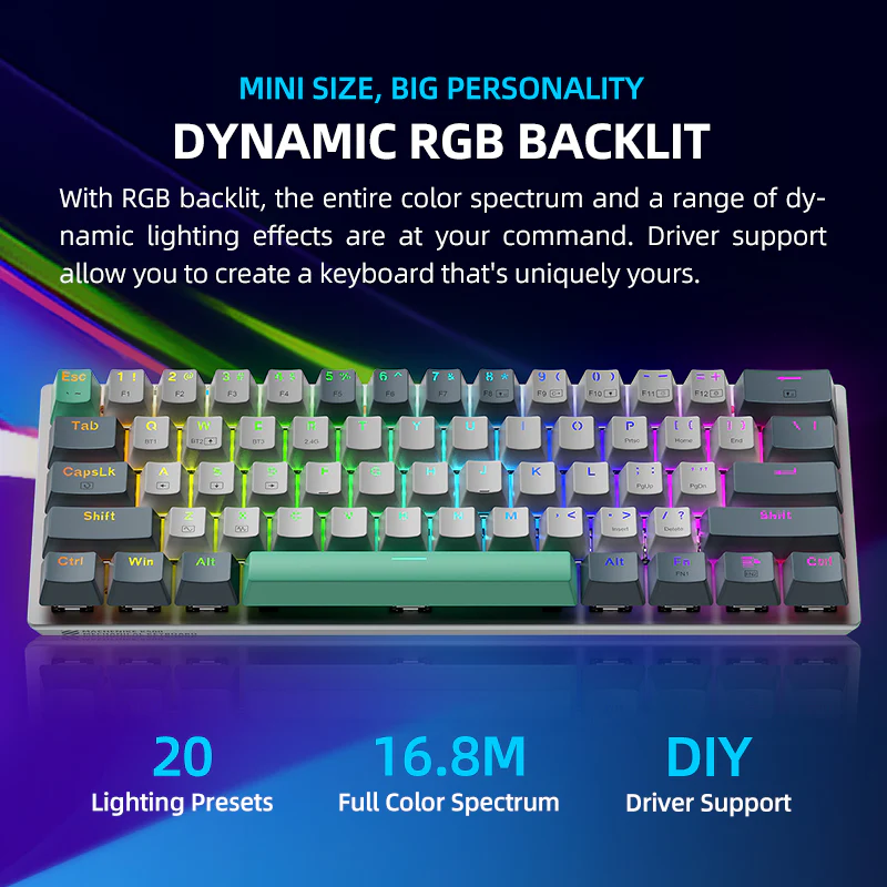 K500-B61W Wireless Mechanical Keyboard - Image 6