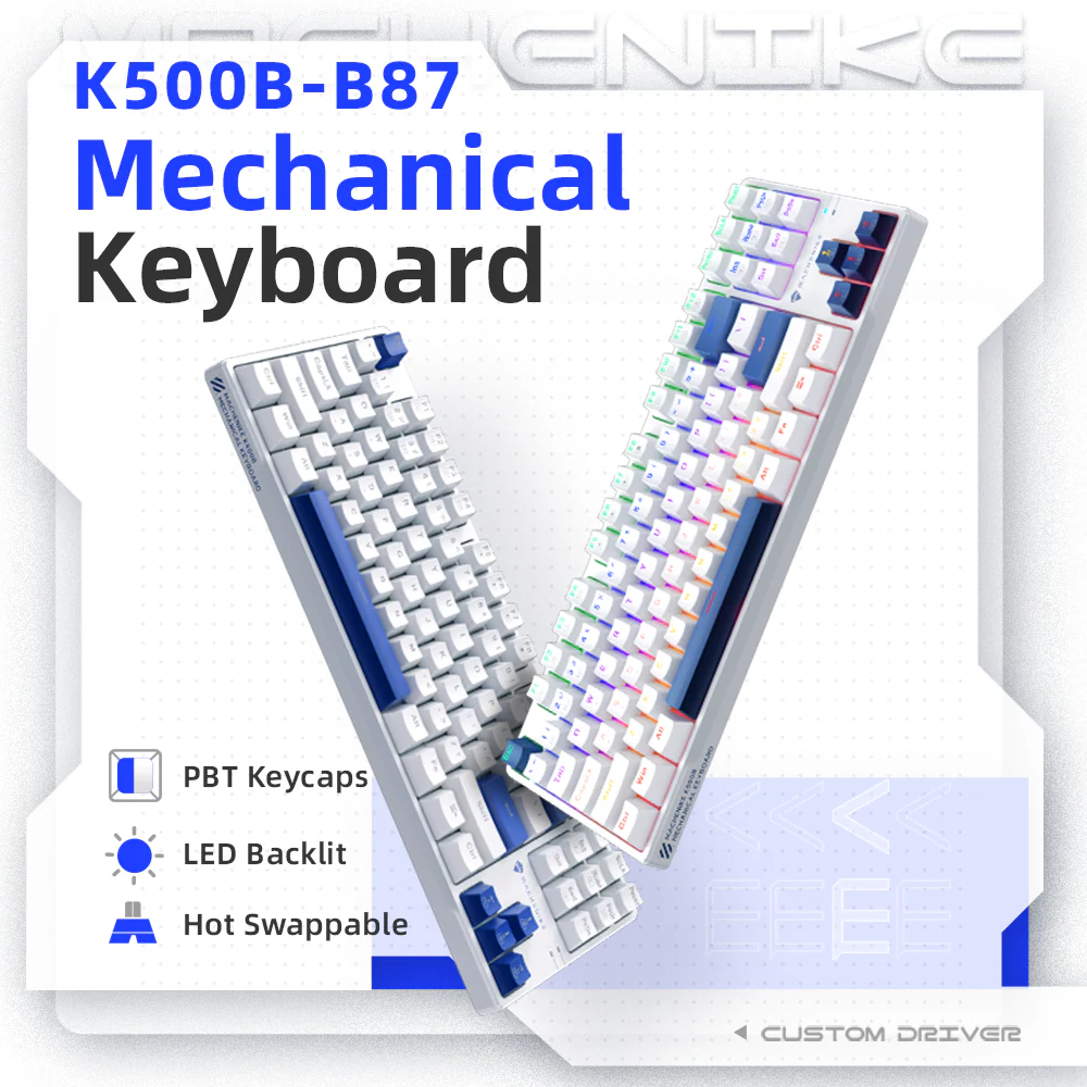 K500B-B87 Wired Mechanical Keyboard - Image 3