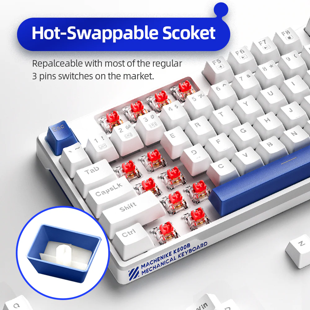 K500B-B87 Wired Mechanical Keyboard - Image 5