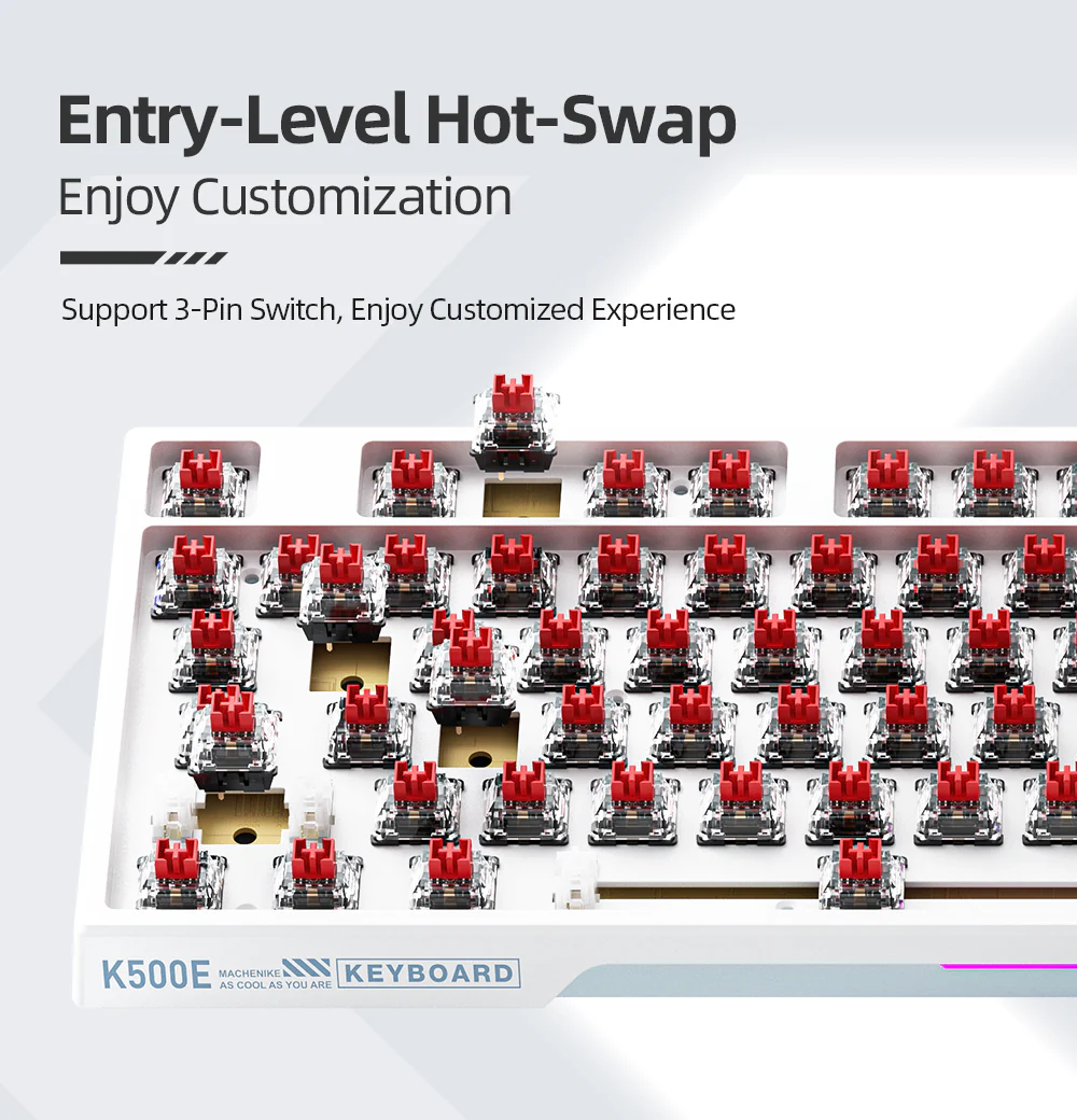 K500E-B108 Wired Mechanical Keyboard - Image 3