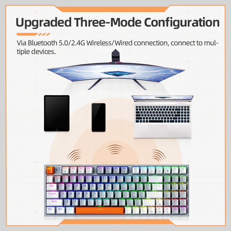 K500W Mechanical Keyboard - Image 3