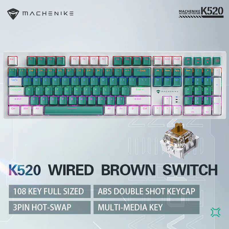 K520 Wired Mechanical Keyboard - Image 10