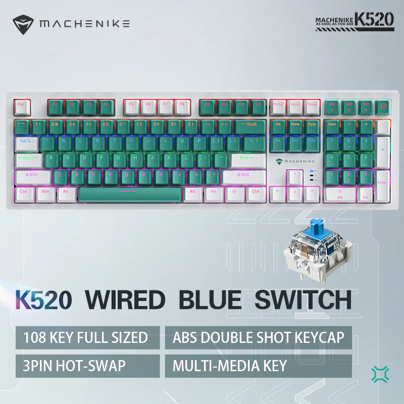 K520 Wired Mechanical Keyboard - Image 11