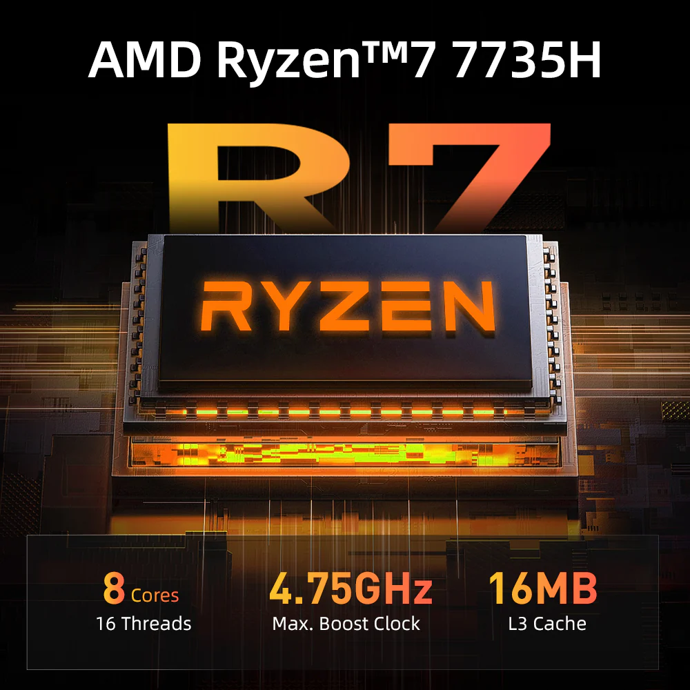 Machenike L16 Pro AMD Ryzen 7000 Series (16”) Laptop - Image 3